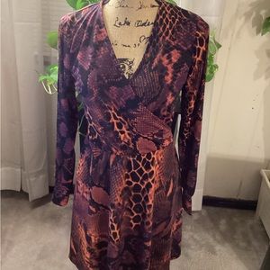 Faux Wrap Dress